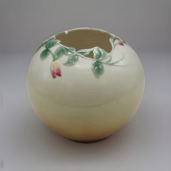 Franz Collection Sweet Pea Vase XP1891 Porcelain Floral, Hostess Christmas Gift - Picture 2 of 4